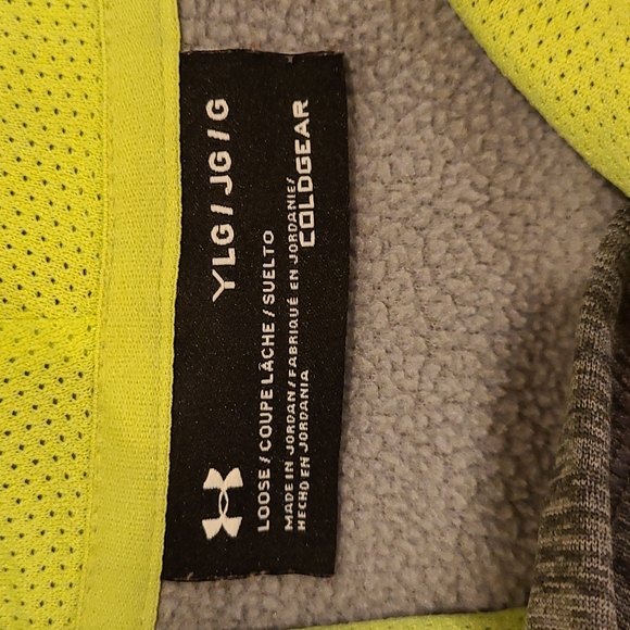 Under Armour Coldgear Hoodie, size YLG - Picture 3 of 4